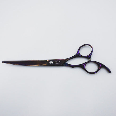 【Freelanderフリーランダー】JS-7.0 トリミングシザー カーブシザー オフセット 右利き トリマー ペット 7インチ 中古 sc444